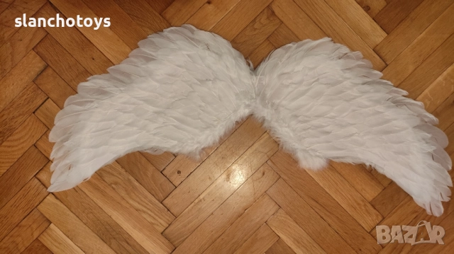 Ангелски крила ,бели, естествени пера.размер 45\35см.Черни,бели  и червени , снимка 4 - Други - 41539989