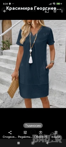 Летни къси рокли -размери М/L, снимка 12 - Рокли - 50673369