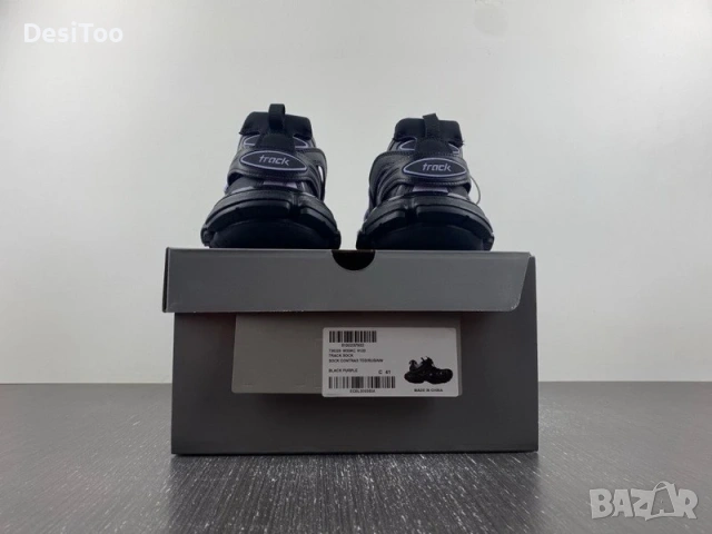 Balenciaga Track Sneaker "Black/Purple" , снимка 2 - Маратонки - 54358818