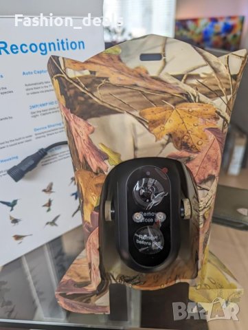 Нова хранилка за птици с Камера за наблюдение 1080P 64G Автоматично заснемане запис на видеоклипове , снимка 9 - За птици - 42901699