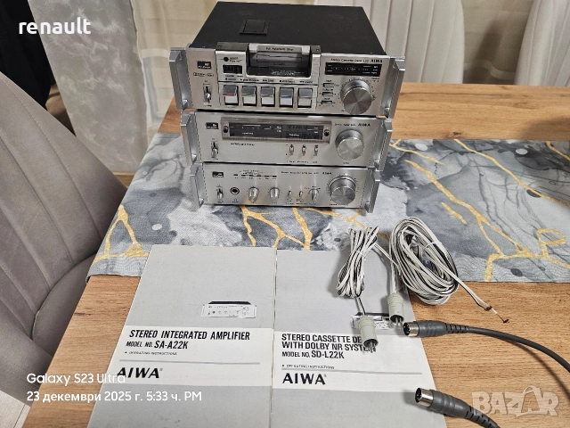 Продавам Aiwa mini compo, снимка 2 - Аудиосистеми - 52886109