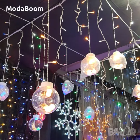 Празнични LED светлини топка, снимка 2 - Лед осветление - 48086871