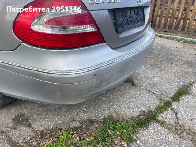 Задна броня Mercedes CLK W209 Мерцедес ЦЛК, снимка 2 - Части - 53014276