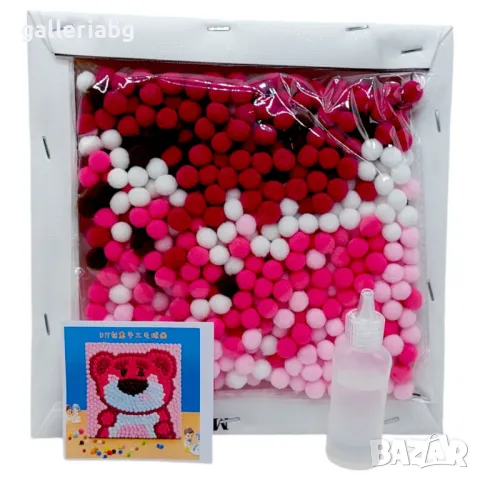Детска картина (Пъзел) от плат с топчета Lotso, снимка 2 - Игри и пъзели - 47279670