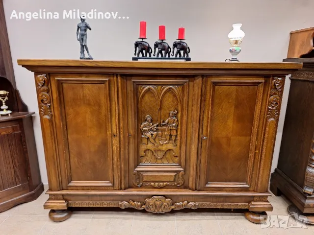 Комод, скрин, бюфет, шкаф с дърворезба 