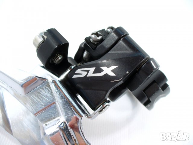 Shimano SLX FD-M671 3x10 декланшор за МТБ планински байк, 34.9mm clamp, снимка 2 - Части за велосипеди - 29605812