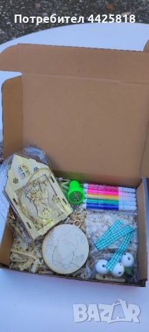 Детска Коледна креативна кутия, снимка 3 - Рисуване и оцветяване - 52250856