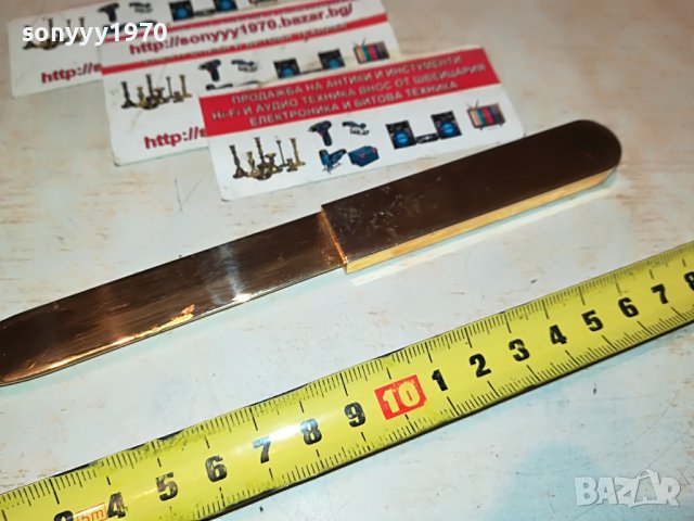 златен нож с красива дръжка от франция 1112221140, снимка 17 - Антикварни и старинни предмети - 38971859