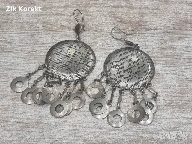 Масивни сребърни обеци