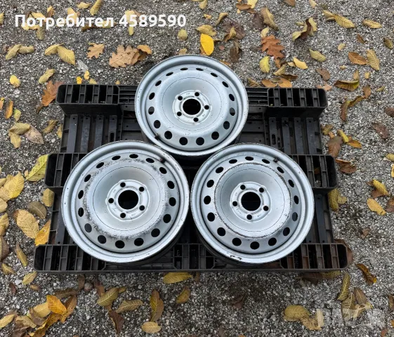 3бр.Оригинални джанти 16цола 5x118 за Renault Trafic,Opel Vivaro,Nissan Primastar
