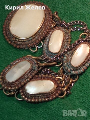 ОСМАНСКА САЧАНЕНА СЕДЕФЕНА ОГЪРЛИЦА МНОГО СТАРА 9313, снимка 2 - Антикварни и старинни предмети - 29629866