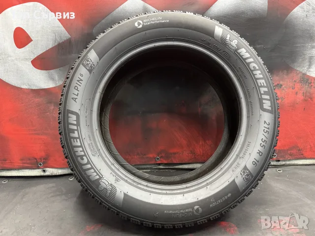 215 55 16, Зимна гума, Michelin Alpin6, 1 брой, снимка 5 - Гуми и джанти - 56047190