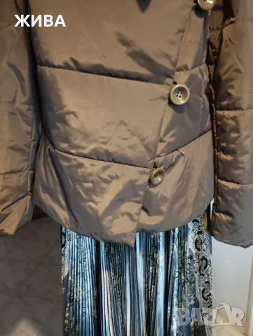 ЗИМНО топло дамско яке,цвят шоколад, снимка 5 - Якета - 47556030