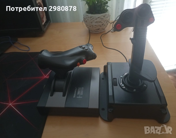 Симулатор за самолет Titanwolf, снимка 2 - Джойстици и геймпадове - 54152269