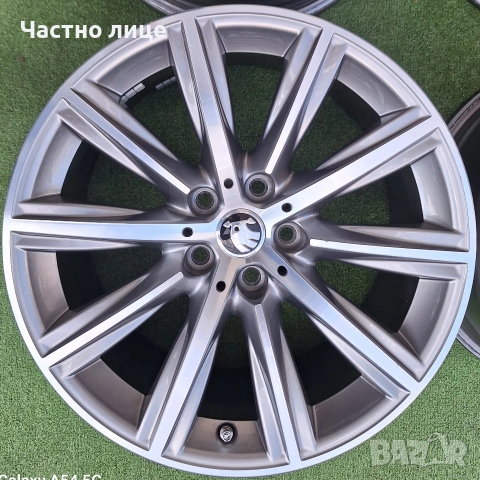 Продавам 4бр 18-ки джанти за Шкода Супърб, Кодиак,Еняк, снимка 2 - Гуми и джанти - 54128258