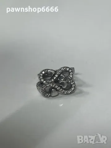 Сребърни обеци 925, снимка 7 - Обеци - 48995855