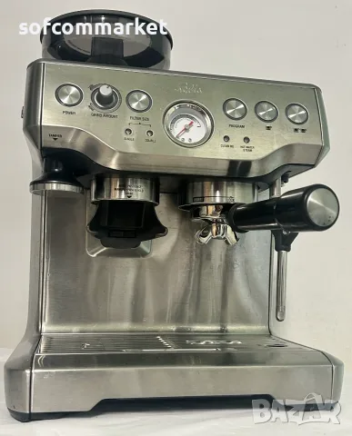  Еспресо машина Solis (Breville) BES870 с вградена мелачка + 3 мес. гаранция, снимка 2 - Кафемашини - 55900472
