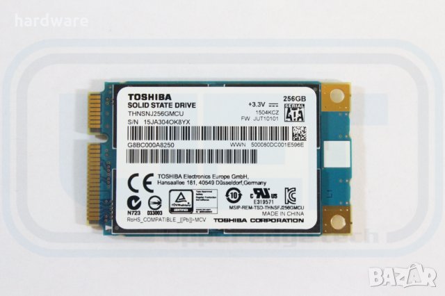 Toshiba ssd msata 256 GB - SATA 6Gb/s Specs