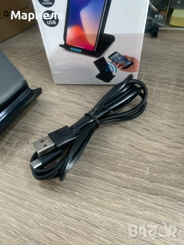 Бързо Безжично зарядно устройство за телефони и таблети, снимка 5 - Друга електроника - 50536246