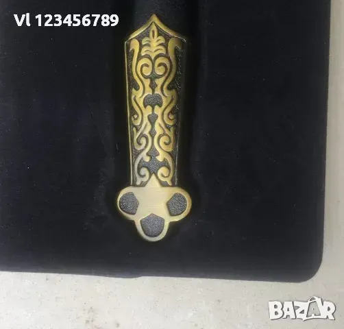 Колекционерски масонски кинжал, змийско острие, KIRS, снимка 4 - Колекции - 49587304