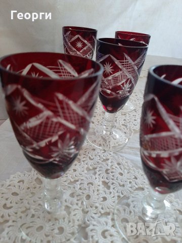 кристални чаши Винтидж колекция, снимка 1