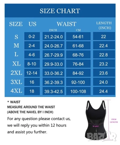 Корсет колан за стягане на корем и талия, след раждане, секцио, снимка 10 - Корсети, бюстиета, топове - 52085004