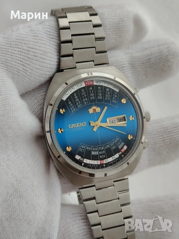 Orient вечен календар автоматичен, снимка 6 - Мъжки - 53296500