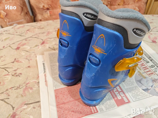 Детски ски комплект - ски 100см + обувки 21.5см + щеки , снимка 5 - Зимни спортове - 53374960