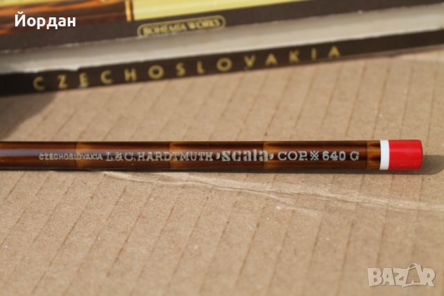 Кутия с 11 молива 1980г Чехословакия , снимка 6 - Ученически пособия, канцеларски материали - 36712738