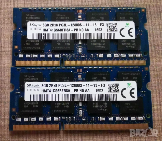 RAM SОDIMM памет 16Gb (2x 8Gb) DDR3L 1600Mhz CL11 1.35V