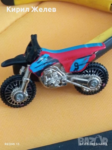 Метален кросов мотор много красив за КОЛЕКЦИЯ ДЕКОРАЦИЯ 31116, снимка 6 - Колекции - 51215420