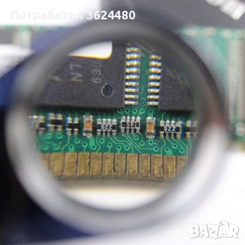 Бижутерска сгъваема лупа с осветление 40х, 25 мм. 9890, снимка 3 - Други инструменти - 52749963