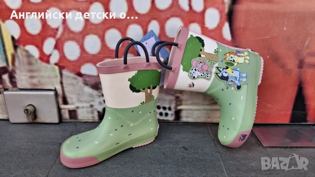 Английски детски гумени ботуши-BLUEY , снимка 2 - Детски боти и ботуши - 54196841
