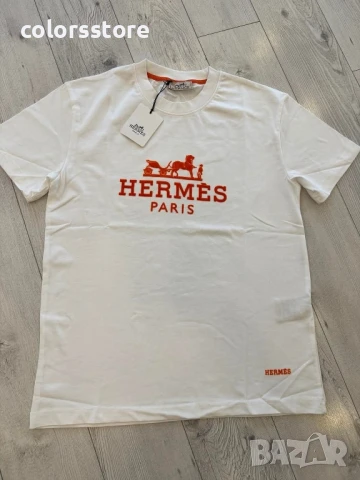 Мъжка тениска Hermes/IM18t, снимка 2 - Тениски - 51155608