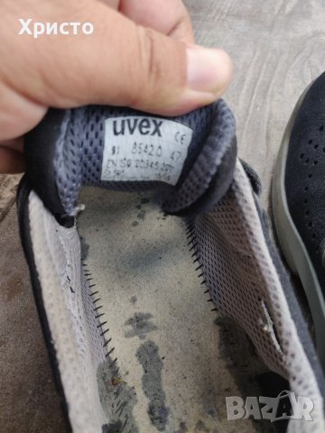 Летни работни обувки uvex s1 47номер, снимка 4 - Други - 37918556