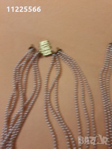 Изкуствени перли от около 1940г, снимка 3 - Колиета, медальони, синджири - 32075378