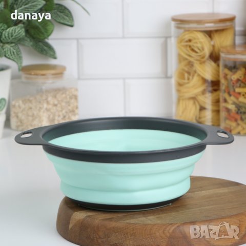 4005 Силиконов сгъваем гевгир, снимка 7 - Аксесоари за кухня - 42218378