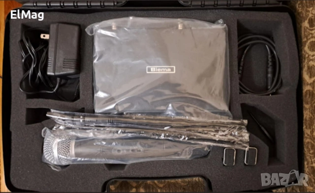 Безжичен микрофон BIEMA UHF58II/SM1, снимка 3 - Микрофони - 53777630