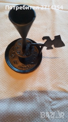 Красив свещник от ковано желязо , снимка 5 - Други - 39648575