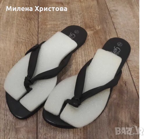 н.37 чехли  естествена кожа Asos, снимка 1