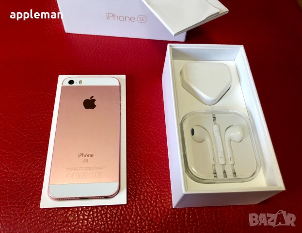 Apple iPhone SE 16Gb ROSE GOLD Фабрично отключен, снимка 1 - Apple iPhone - 38916275