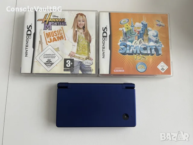 Nintendo DSi син + 2 оригинални игри , снимка 2 - Nintendo конзоли - 56213133