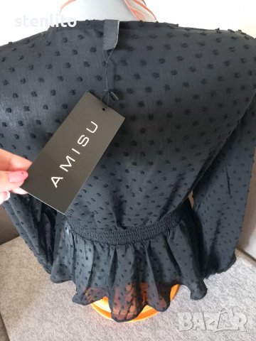 Нова дамска блуза Amisu, снимка 10 - Блузи с дълъг ръкав и пуловери - 42055885