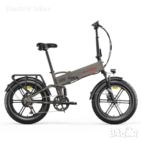 Сгъваем електрически велосипед Eletronbike OD20 – 500W, 48V, до 100 км пробег, снимка 14 - Велосипеди - 54136499