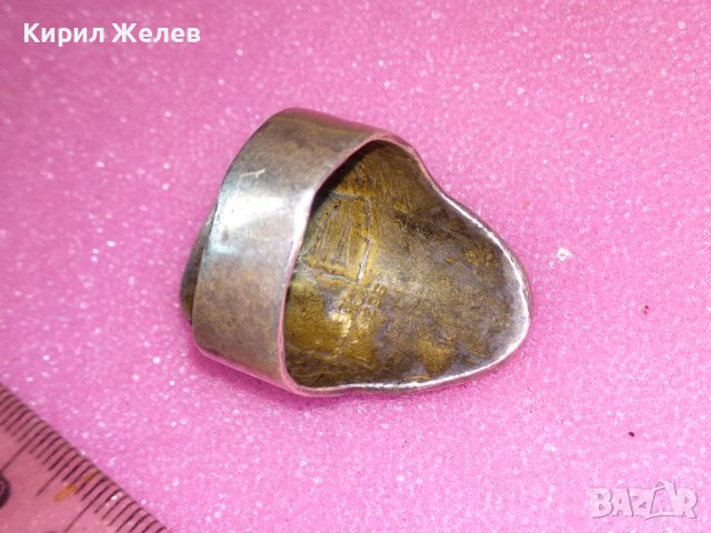 МАРКОВ ФИГУРАЛЕН СРЕБЪРЕН ПРЪСТЕН СРЕБРО 925 БИЖУ ХУДОЖЕСТВЕНА МАЙСТОРСКА РЪЧНА АРТ ИЗРАБОТКА 41956, снимка 9 - Пръстени - 44390901