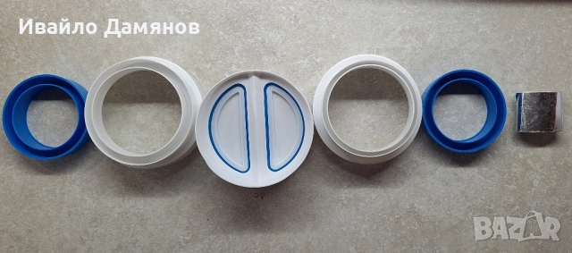 Възвратна клапа за въздуховод. Клапа за аспиратор. Преходник за въздуховод. Клапа против миризми, снимка 4 - Други стоки за дома - 51924709