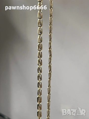 Златен синджир 14 карата, снимка 2 - Колиета, медальони, синджири - 53162017