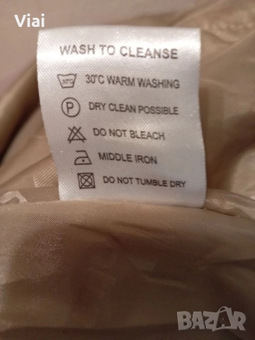 Дамско зимно бежаво яке , снимка 3 - Якета - 51988127