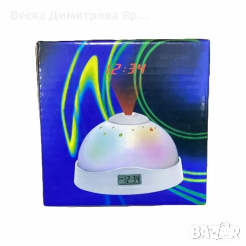 Детска лампа с прожектор „Нощно небе“ – магическа светлина и часовник в едно, снимка 11 - Други - 49156764