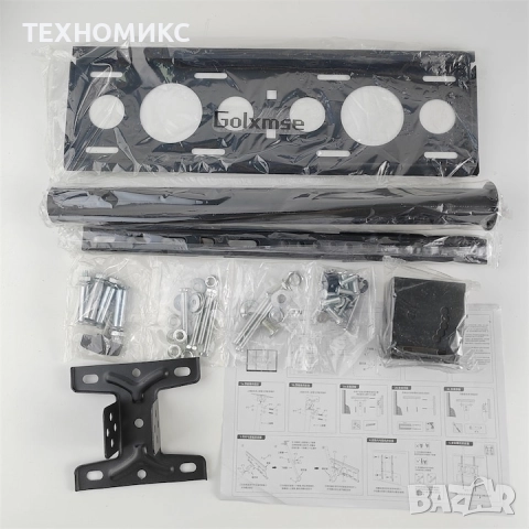 Стойка за телевизор Golxmse, Таванна, 26-60 инча, регулируема ротация,, снимка 6 - Стойки, 3D очила, аксесоари - 51878222